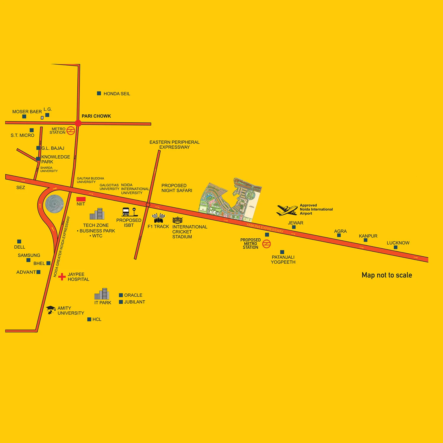 location advantage of karyan residence Ghaziabad